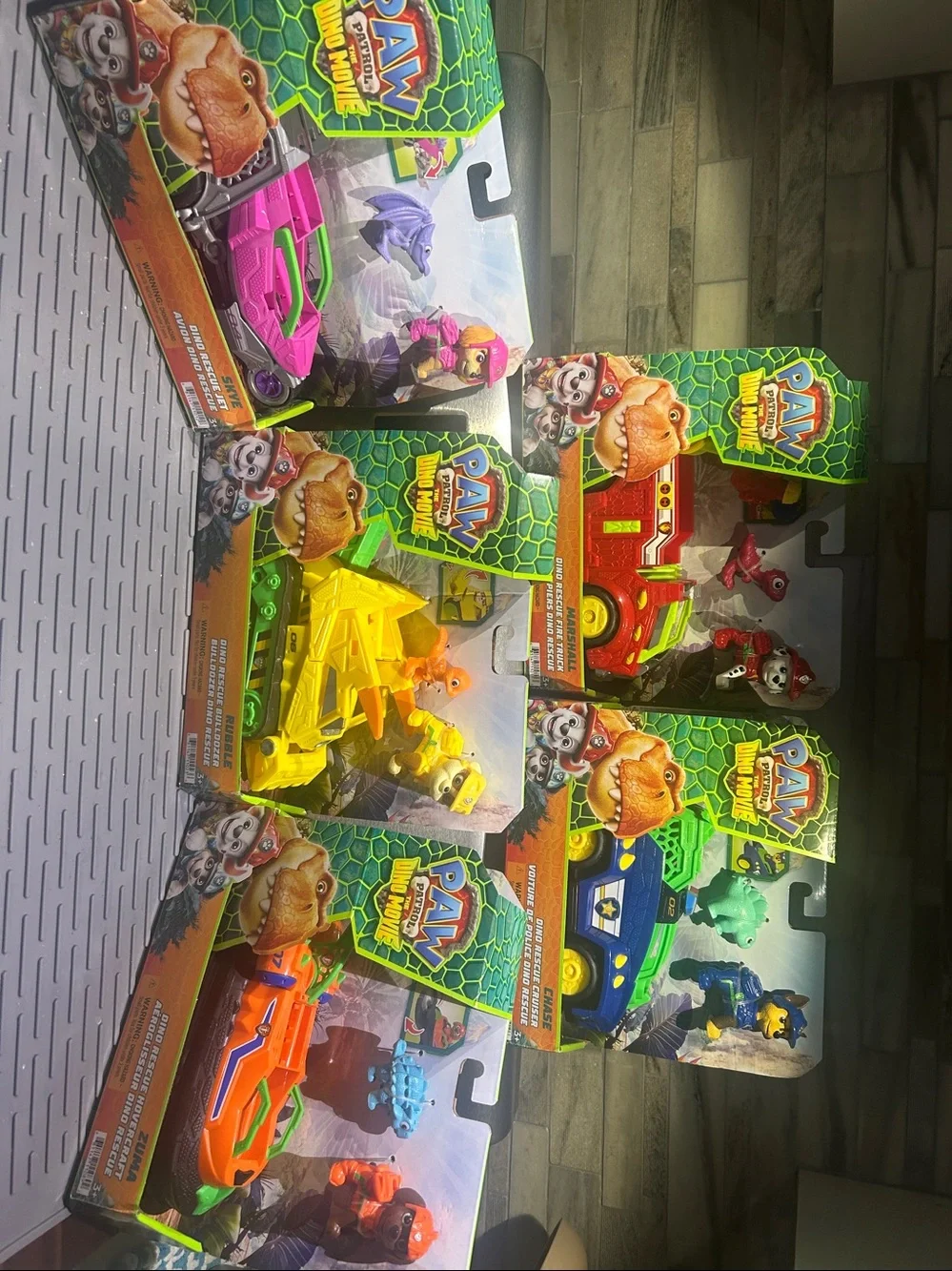 Paw Patrol Rescue Wheels Vehicles - Orange, Purple & Green Play Trucks